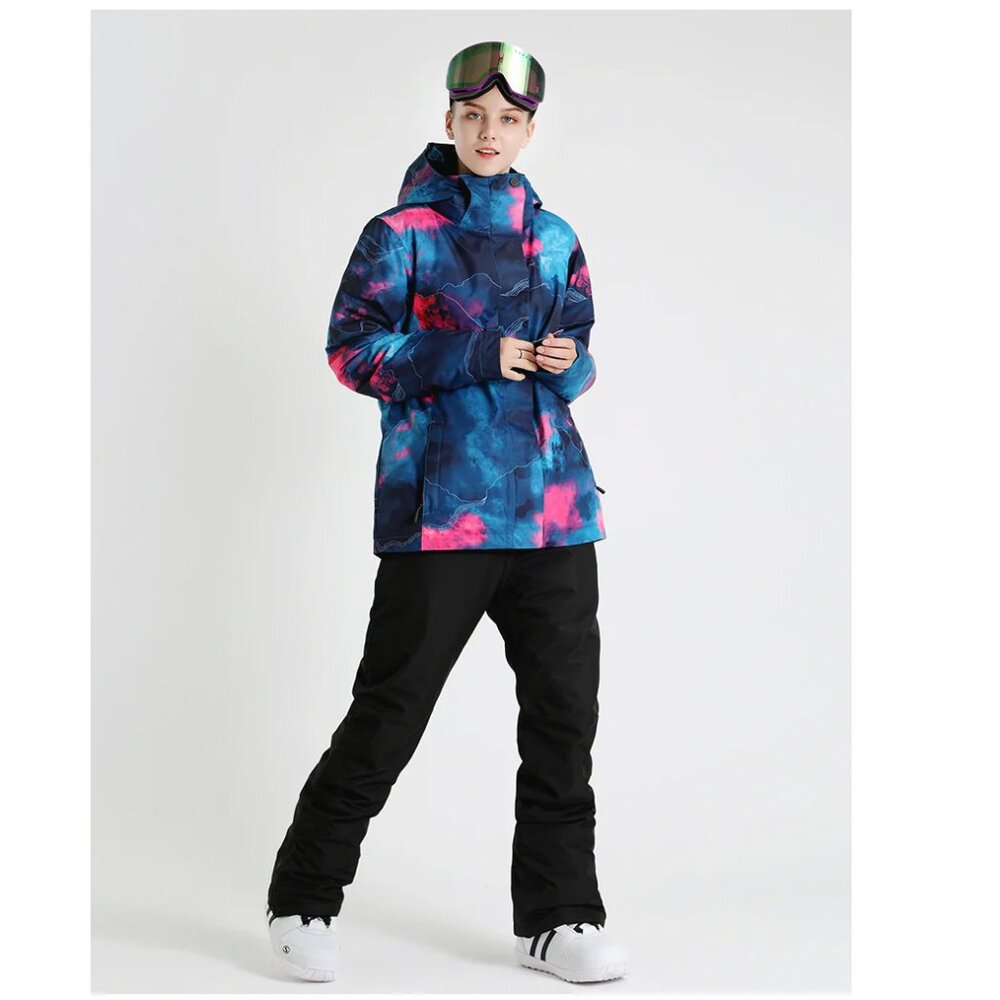 NWT SMN Women's Highland Bib Ski Pants in Black | Snow Wear - XS